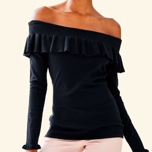 NWT Lilly Pulitzer Siesta Sweater Large Black
